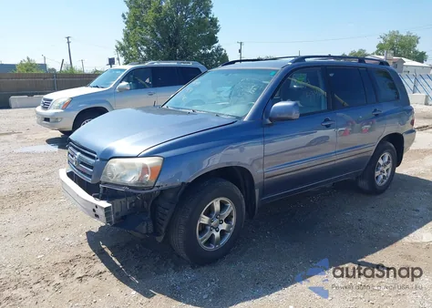2006 Toyota Highlander Limited from USA, damaged, VIN JTEEP21A860144128